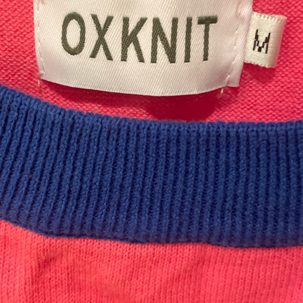 Oxknit WOMEN'S RED MATCHING CAT JACQUARD SWEATER-DESIGNED BY AGATHE SINGER - Picture 11 of 12